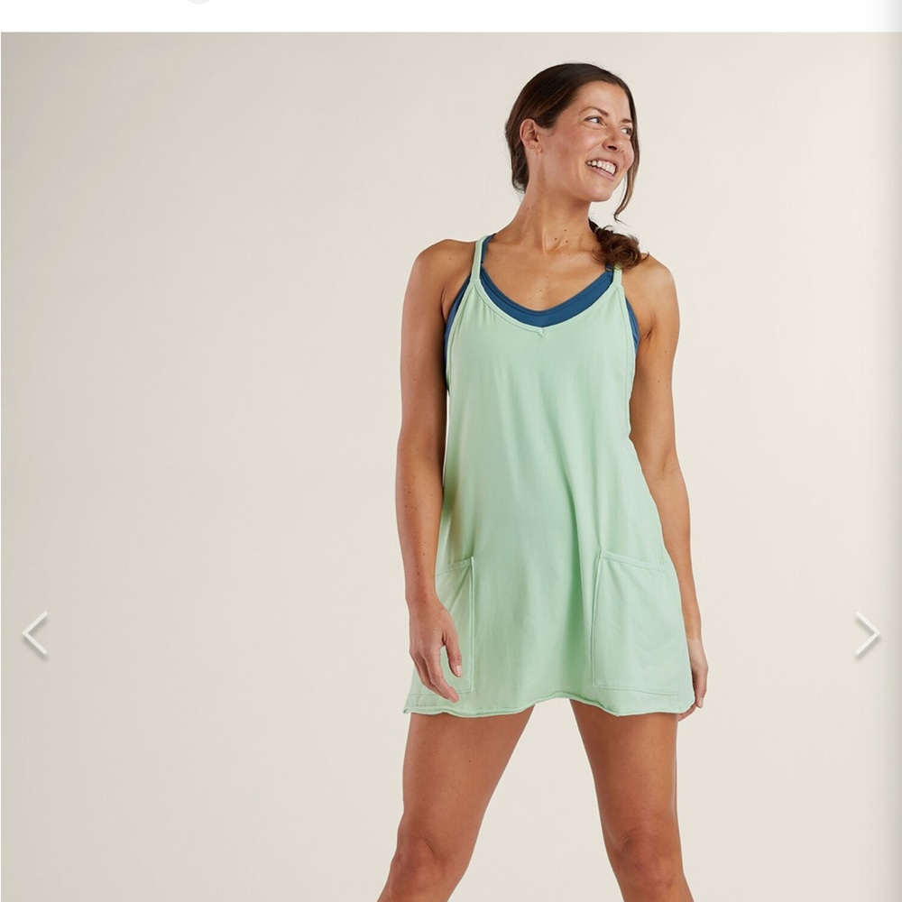 Free people hot shot mini dress- pistachio